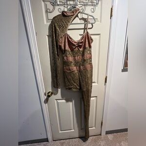 Biketard/Unitard Dance Costume | Adult XL